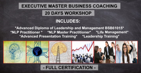 Executive Master Business Coaching Training 20 Days Workshop - Business Coach Certification Course