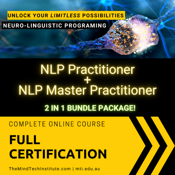 Online NLP Practitioner And NLP Master Practitioner Training Course Bundle Package 2 In 1