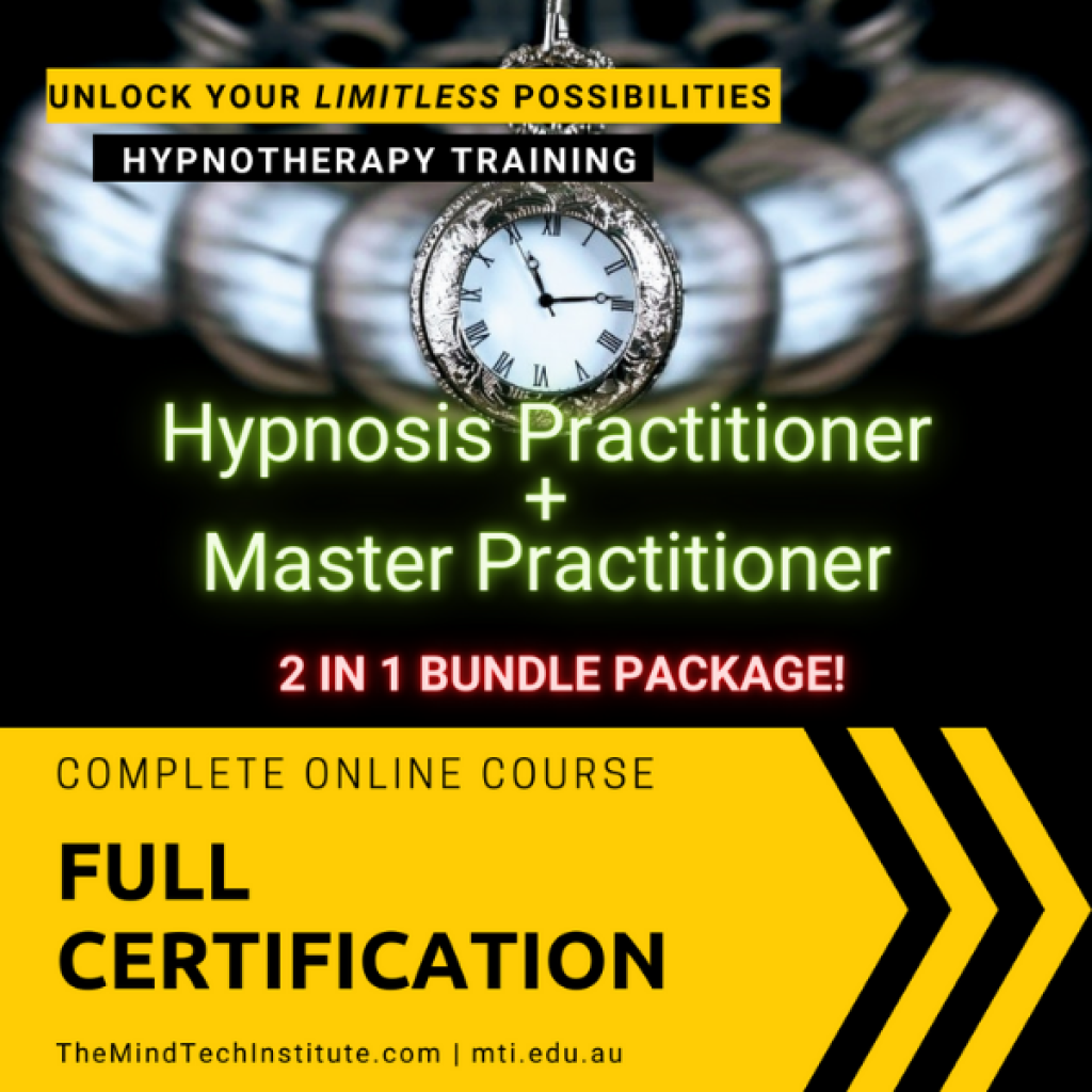 Online Course Hypnosis Hypnotherapy Practitioner And Hypnosis Master Practitioner Training Online Bundle Package 2 In 1